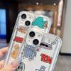 Applicable Apple iPhone14 protective case women's 13promax mobile phone case anti-drop creative cat and mouse spoof