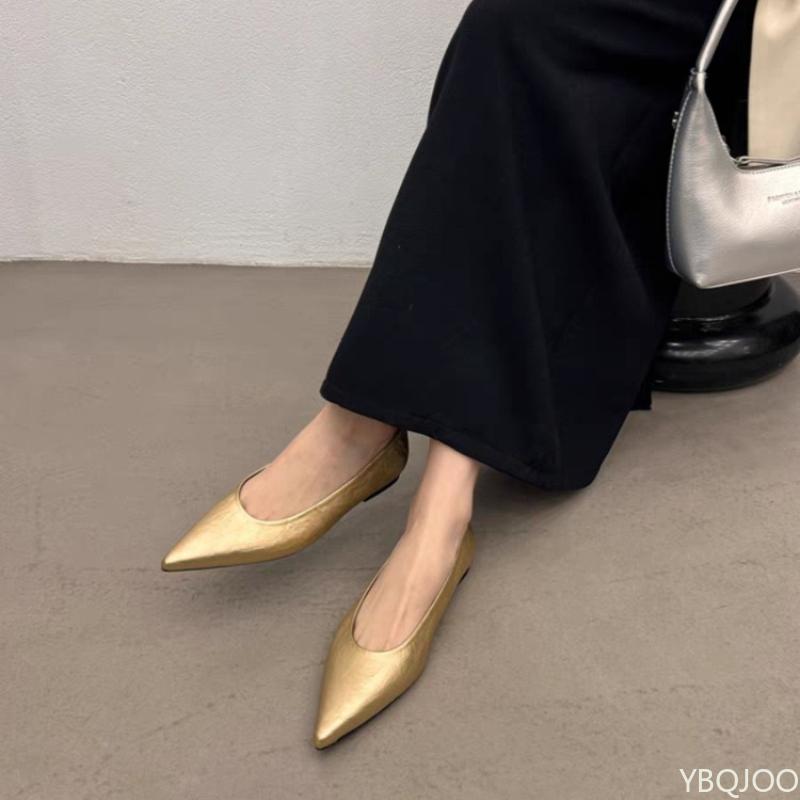 Fashion Spring summer new shallow mouth pointed temperament Baotou casual flat shoes simple comfortable versatile women's shoes