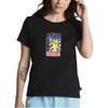 Vans X Haribo Cartoon Bear Print Round Neck Short Sleeve T-Shirt Women Tops Black VN00046TBLK