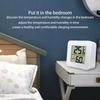 Digital Thermometer Hygrometer Backlight Indoor Room Thermometer Temperature And Humidity Monitor 4.5x4.5x1.6cm
