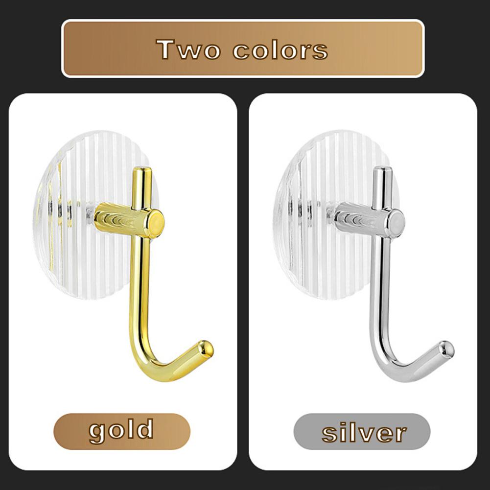 Selbstklebende Wandhaken Acryl Badezimmerhaken zum Aufhängen Wasserdichter Luxus-Klebehaken Handtuchhalter Wohnaccessoires