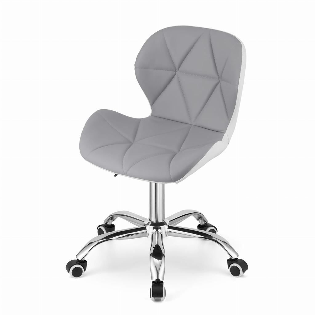 AVOLA Swivel Chair - Gray and White