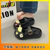Women's beach cool slippers women's summer wear 2025 new non-slip hole super fire cute bag head slippers