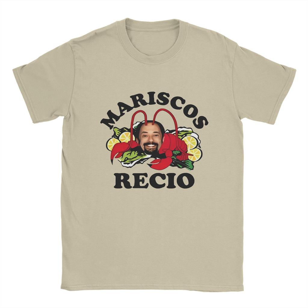 Men's Antonio Recio  T Shirts   Funny  Pure Cotton Tops Vintage Short Sleeve Round Neck Tee Shirt Plus Size T-Shirt