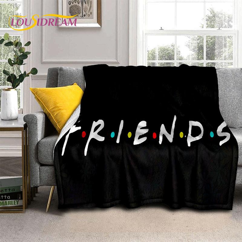Friends Classics TV 3D  Blanket,Soft Throw Blanket for Home Bedroom Bed Sofa Picnic Travel Office Cover Rest Blanket Kids Gift