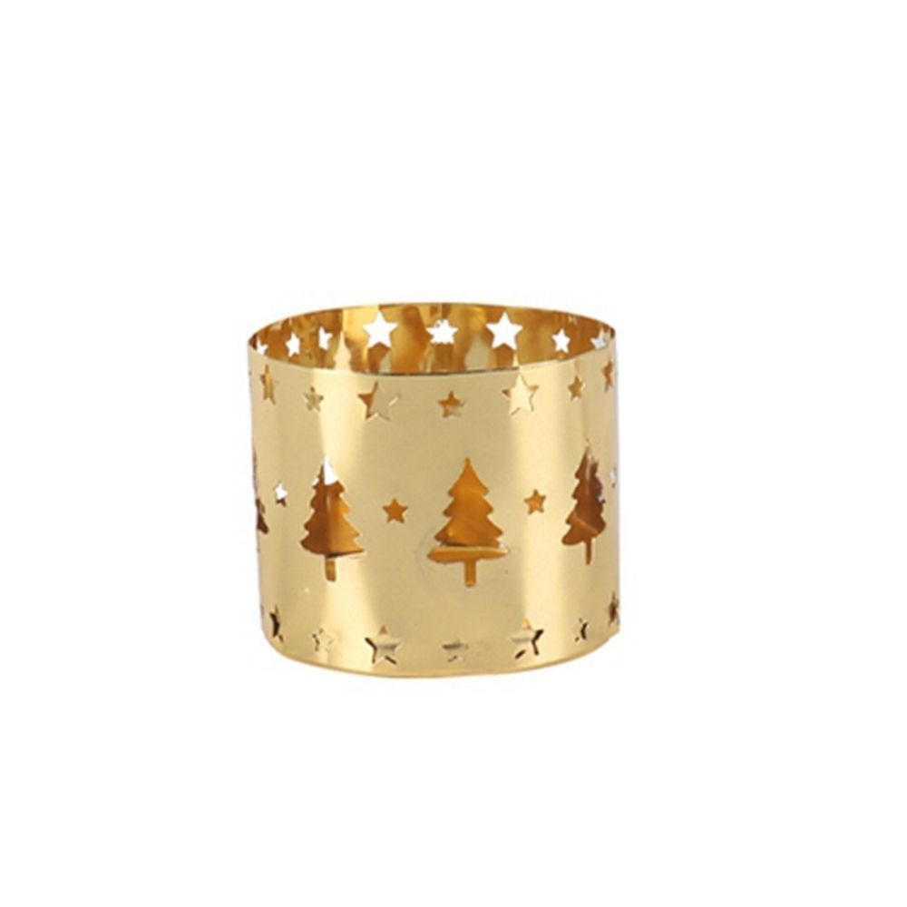 Exquisite Christmas Candle Holder Handicraft Hollow Candle Stand  Shop Windows