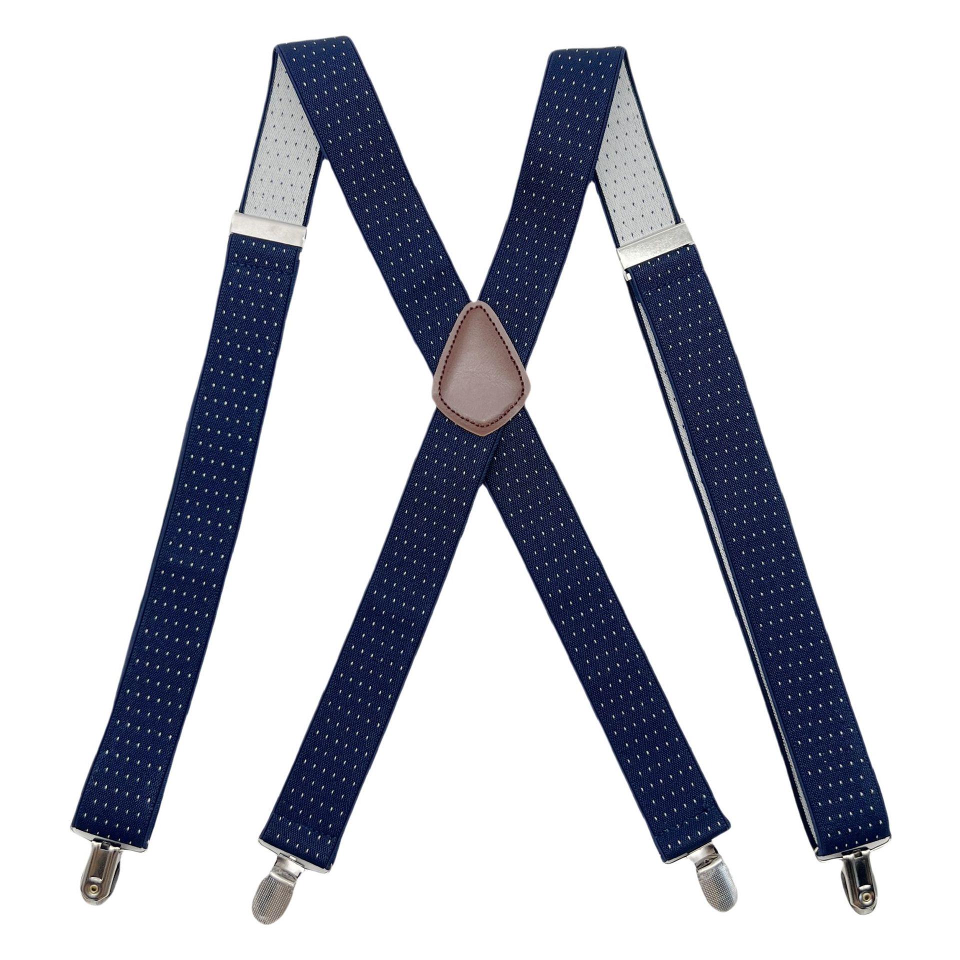 

Мужские эластичные подтяжки X-образной формы с четырьмя зажимами (Ширина 3,5 см)