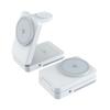 Detachable 3-in-1 Magnetic Wireless Charger with 5000mAh Power Bank Fast Charging Holder for Mobile Phone