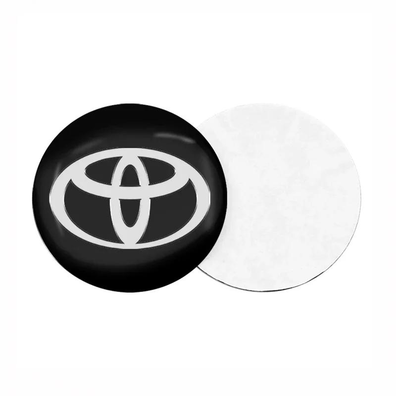 Car Wheel Center Hub Cap 56mm Emblem Decal Wheel Sticker For Toyota C-hr Prado Rav4 Yaris Hilux Prius Avensis Corolla Camry