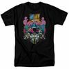 26 Teen Titans Go! Burst Through T Shirt Mens Licensed Cartoon Merchandise Black Unisex T-Shirt
