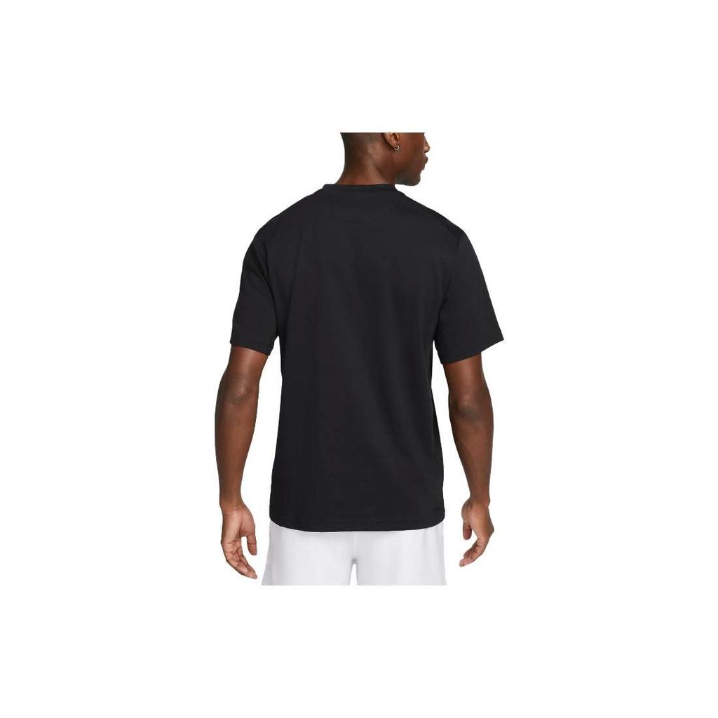 Nike Solid Color Pullover Short Sleeve Crew Neck T-Shirt Men Tops Black DV9831-010