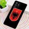 Albanian Flag Phone Case for Samsung Galaxy note 10 pro S26 Ultra S23 S24 FE S25 S21 S22 PLUS shockproof Cove