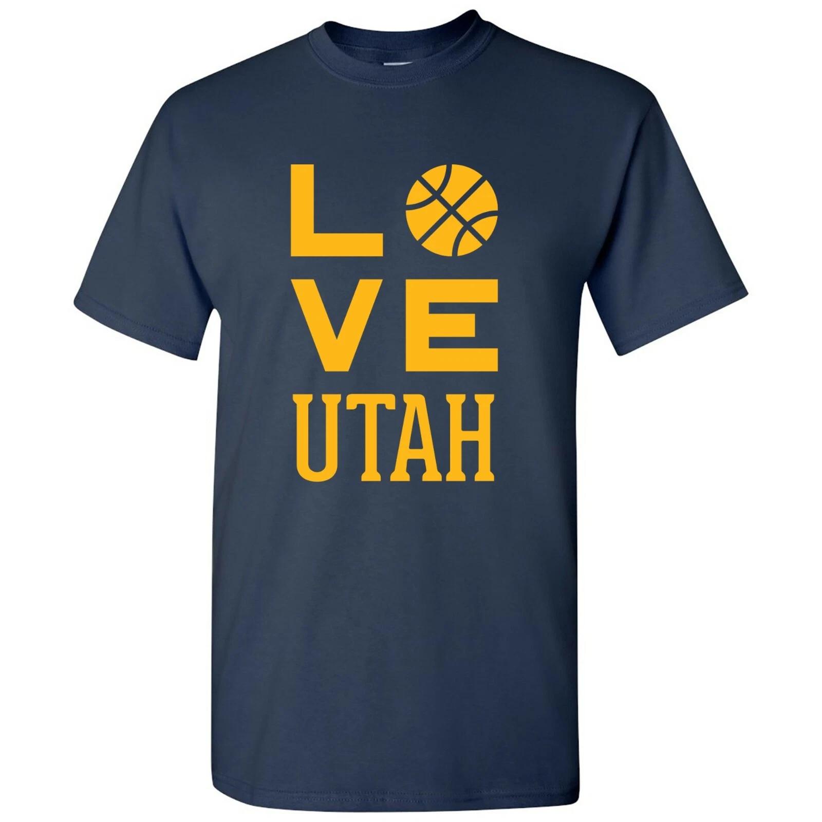

Utah Love Basketball - Sports Team Hometown City Pride T Shirt - Navy S