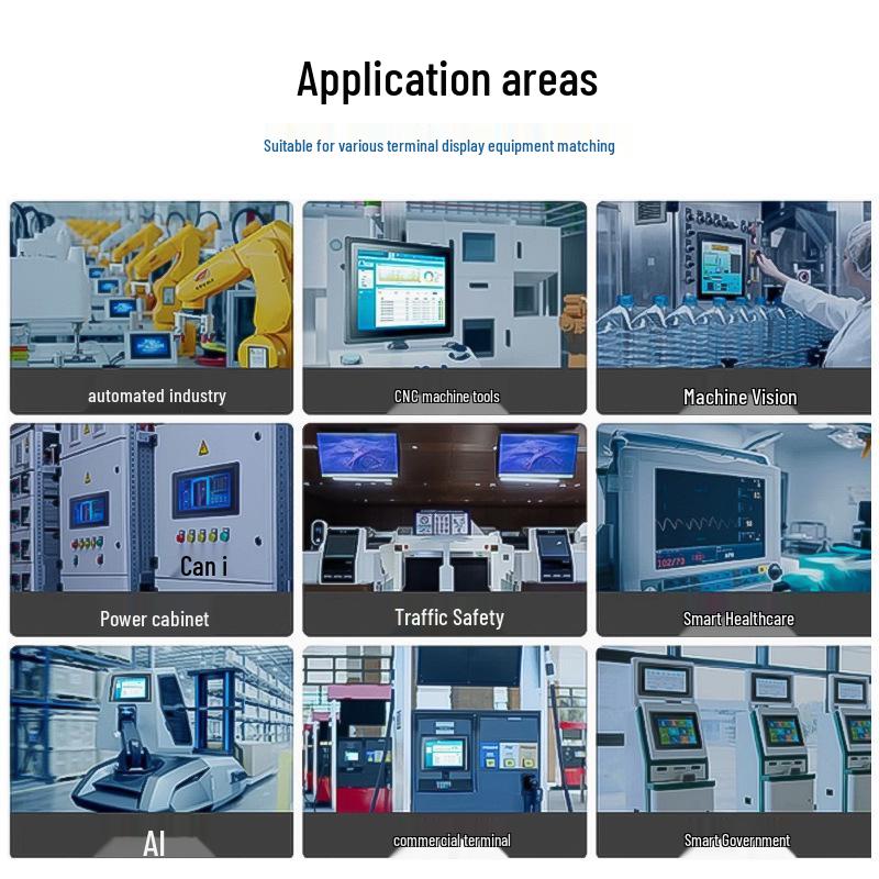 10.4" Industrial Control PC with Embedded Aluminum Panel and Capacitive Touch