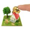 Sankei Studio Ghibli Mini Mein Nachbar Totoro Familie Kusakabe und Katzenbus Non-Scale Papierbastelbogen MP07-02