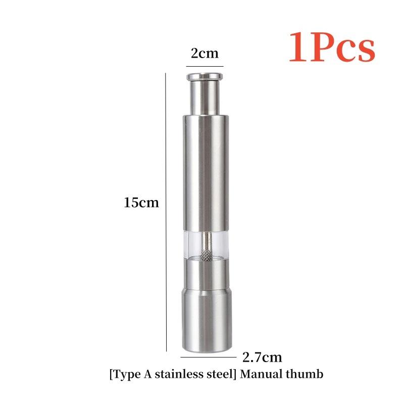 

Ручной пресс-перцемолка наборы из нержавеющей стали для дома морская соль черный перец мельница для помола специй сырая соль мельница