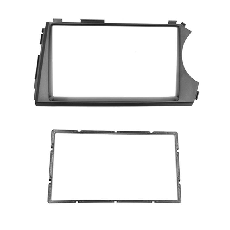 Authentic 2Din Car Fascia For SSANG YONG Actyon RHD Stereo Fascias Panel Dash Mount tallation DVD Frame Kit In-Dash