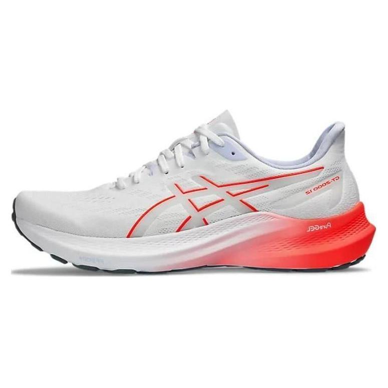 New Asics GT 2000 12 White Sunrise Red 1011B691-101