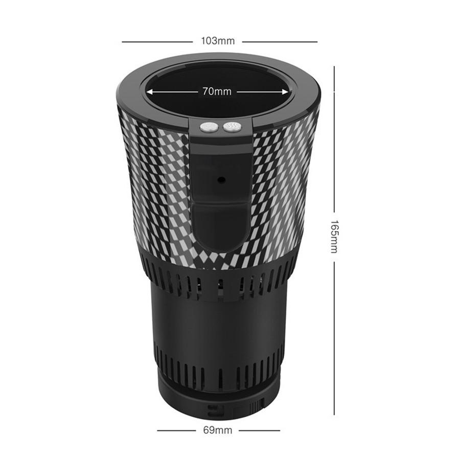 36W 12V 2in1 Intelligent Heating Cooling Cup 5L For Car Cup Mug Holder Beverage