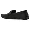 Gucci Interlocking Leather Loafers Men's Black 730148 AAB7Z 1000