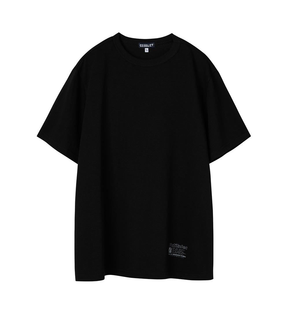Edible Let Basic Elements Regular Fit T-Shirt Black M