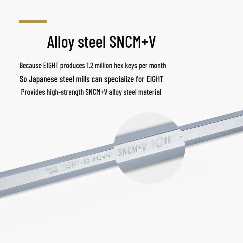 EIGHT Japanese Hex Key Set