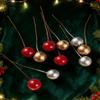 50/100Pc Artificial Polychrome Small Round Bead Home Room Wedding Garden New Year Garland Ornamental Decora Diy Gift Accessories