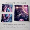 Cosmic eye design Bedding Duvet cover sets Duvet covers Pillowcases gifts (1 * Duvet Cover 2 * Pillowcases, without duvet insert)