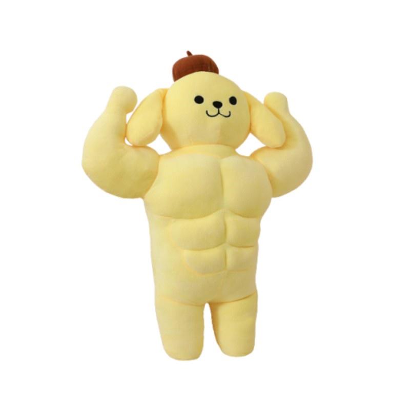 Cute Muscle Pudding Dog Plush Toy Doll With Abs Funny And Creative Stuffed Animal For Kids And Adults 50cm/70cm/90cm