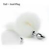 BDSM Faux Fox Tail Anal Plug with Removable Smooth Butt Plug for Men Women Role-playing Adult Games Sex Toys