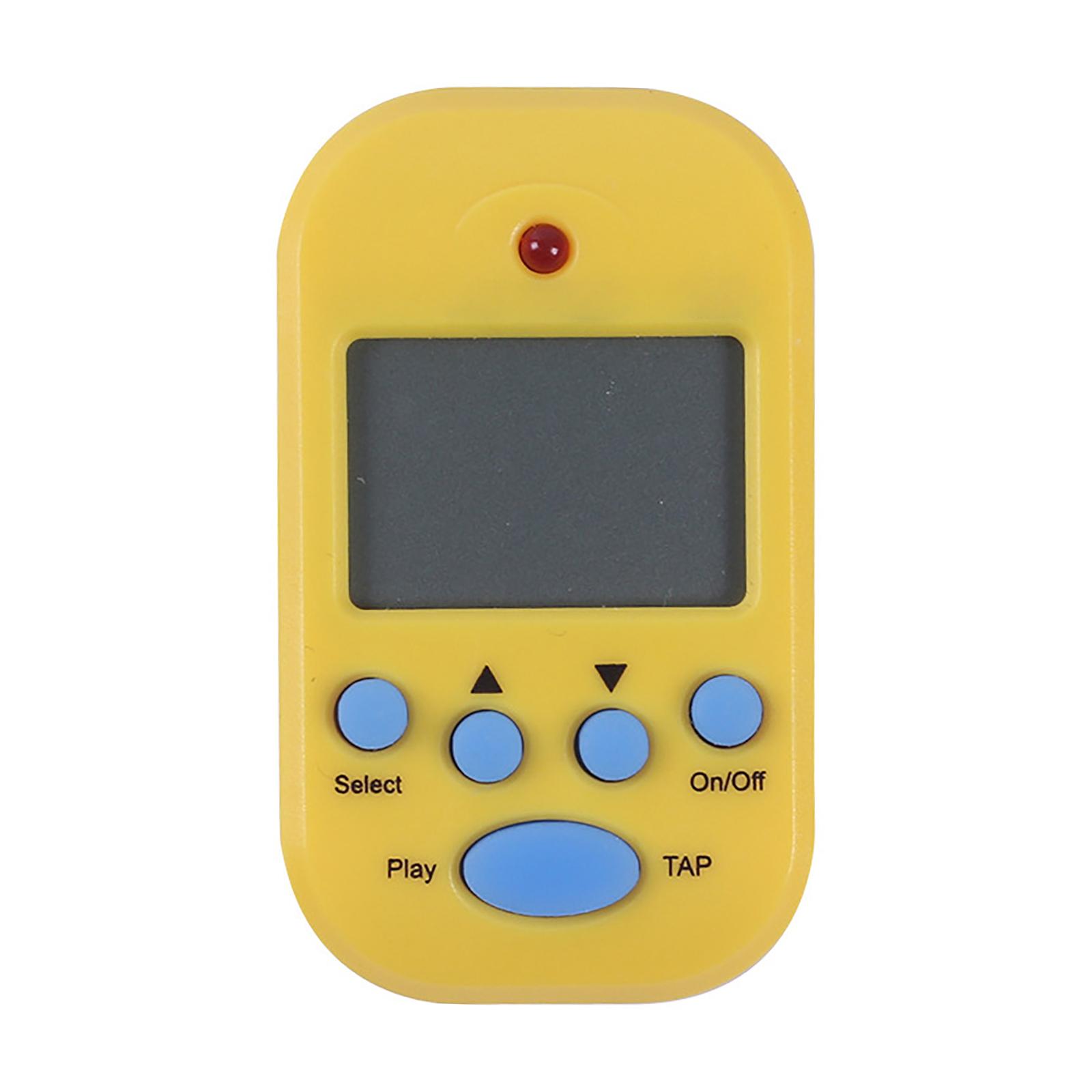 

Compact Electronic Metronome LCD Digital Beat Tempo Clip-On Pocket Metronome for Violin Guitar Bass Volume Adjustable жовтий