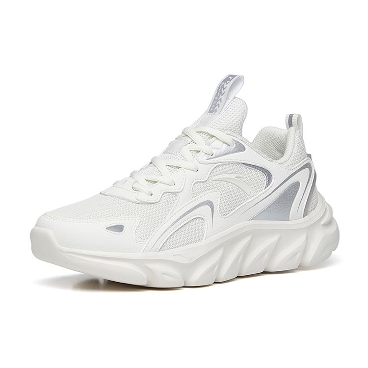 Anta Women's Xingfeng Retro Chunky Dad Shoes Off White Silver 922245522-1