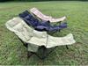 Portable Outdoor Recliner: Dual-Use Adjustable Cotton-Padded Folding Chair for Camping and Picnics, Offers Free Shipping.