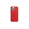 (Rosso) Custodia in Pelle per Telefono per iPhone 12/12 Pro Custodia in Pelle con Magsafe