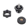 Camera Ball Socket Adapter 17mm To 1/4 Male Screw Conversion Head for Vehicle Mounts and Lightweight Gear
