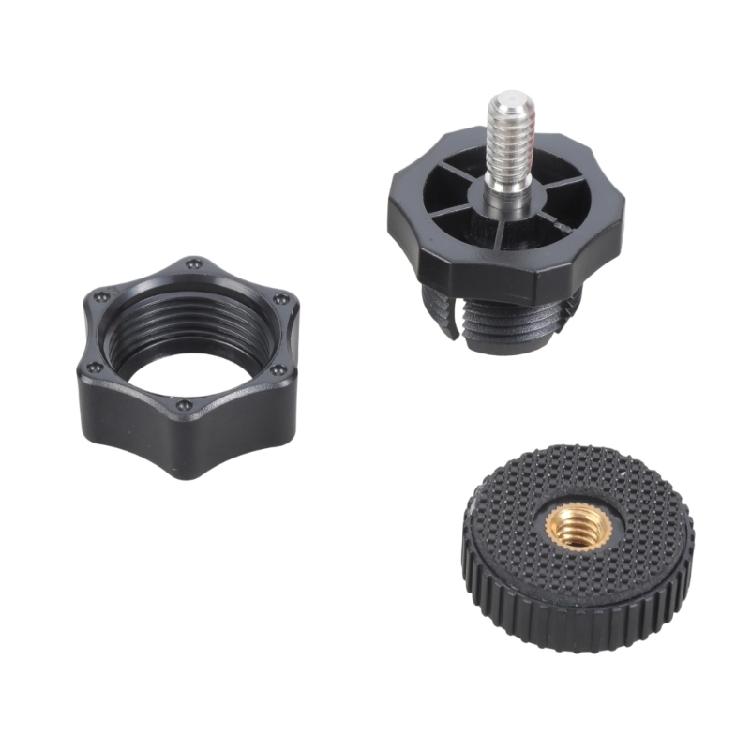 Camera Ball Socket Adapter 17mm To 1/4 Male Screw Conversion Head for Vehicle Mounts and Lightweight Gear