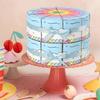 10 Stuks Driehoekige Taartvormige Papieren Cadeaudoosjes Koekjes Snoep Babyborrel Bedankjes Traktatie Kinder Verjaardagsfeest Dessert Verpakking Dozen