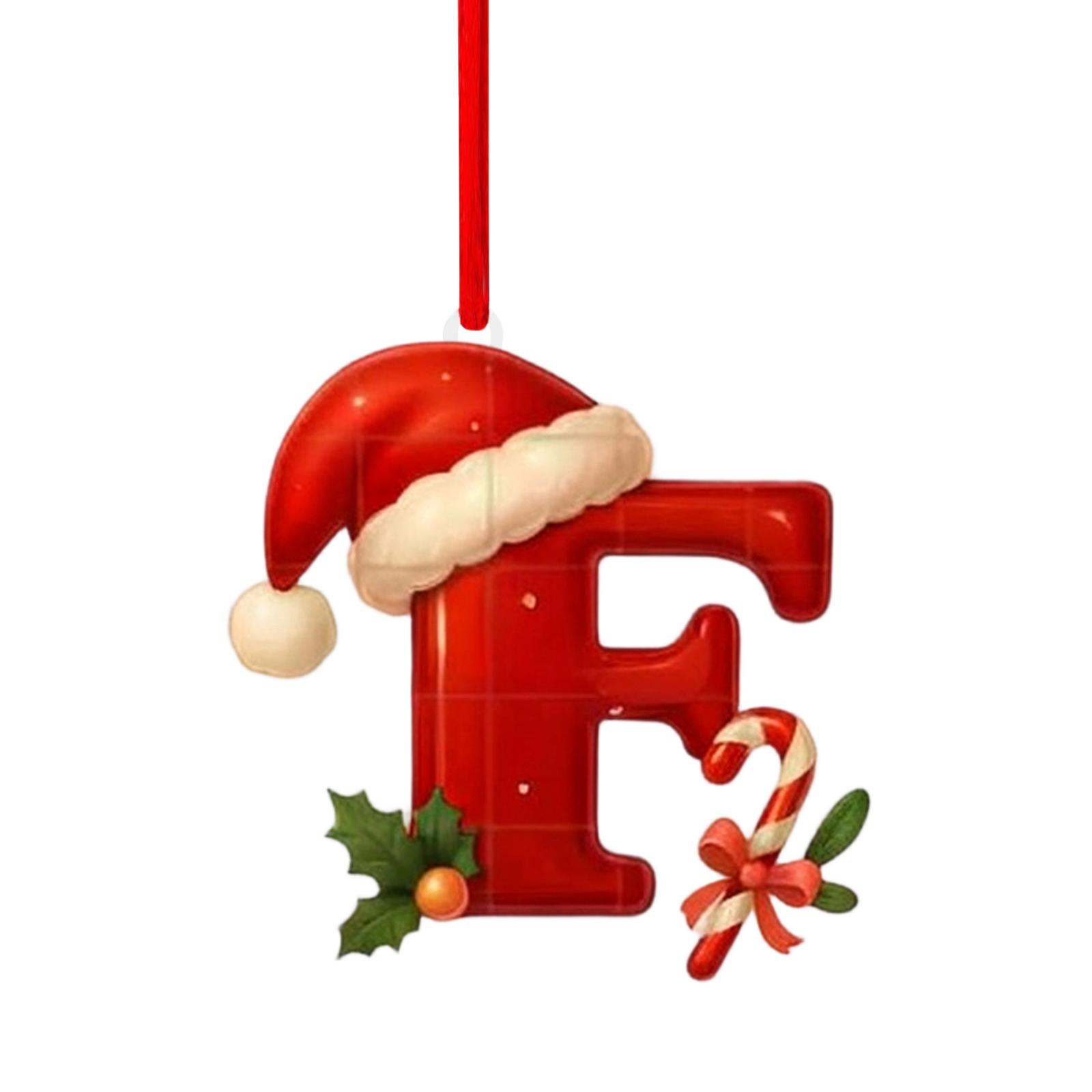 

26 Letter,Christmas,Ornaments,Acrylic,1 One Size
