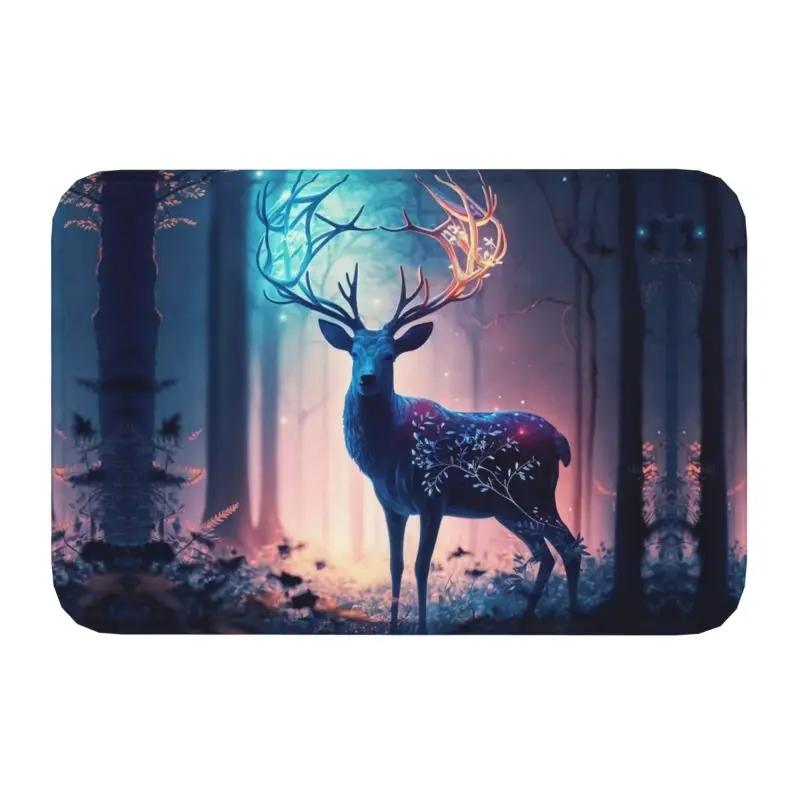 Custom Deer Doormat Mat Anti-Slip Kitchen Bath Living Room Rug Carpet 40*60cm