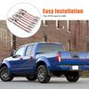 ABS Carbon Fiber Exterior Side Door Handle Cover Trim For Nissan Frontier 05-12