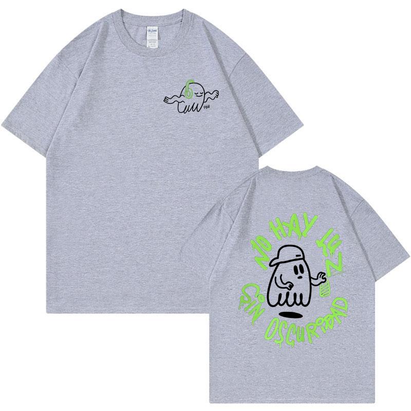 Rapper Feid Ferxxo Mor No Le Temas A La Oscuridad T Shirt for Men Women Clothes Vintage Tshirts Cotton ONeck Oversized Tshirt