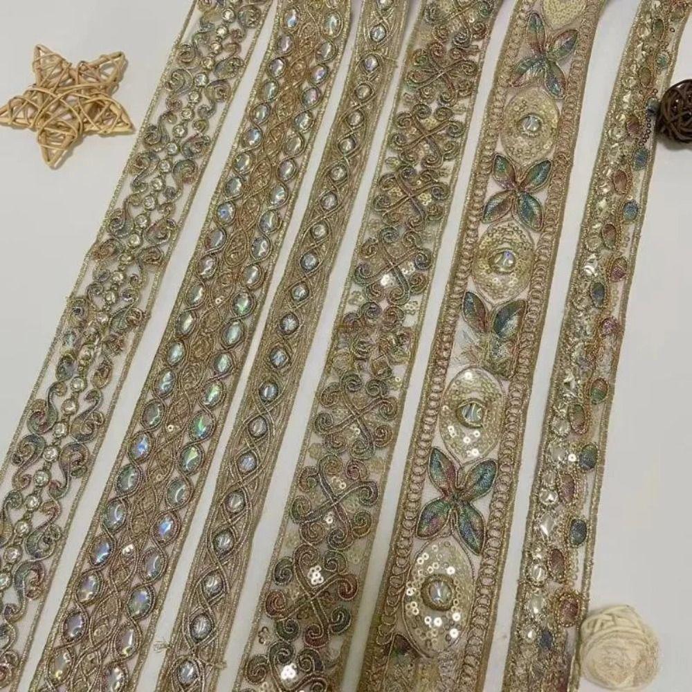 10 Meter Vlinder Bloemen Pailletten Borduur Lintjes Naaien Kleding Versieringen Accessoires Gordijn Kralen Franje Versiering Knutselen Maken