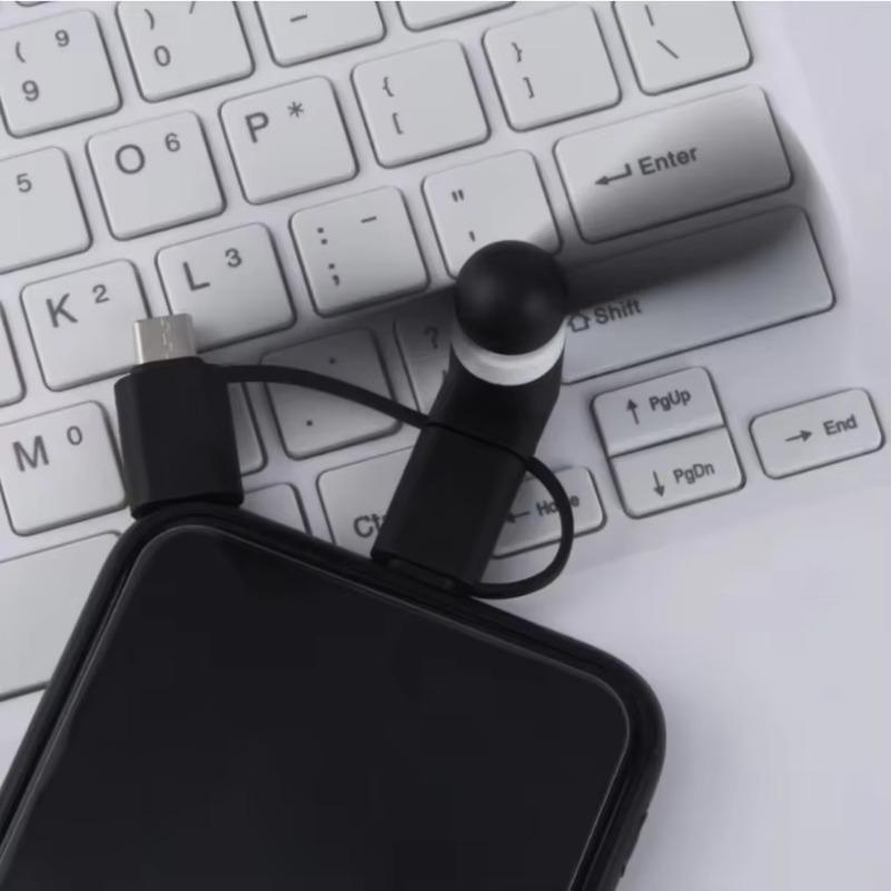Portable 3 IN 1 Mini Fan USB Mobile Phone Cooler Fan For iPhone Samsung Xiaomi Micro/Type-C/IOS Universal Cooling Accessories 5