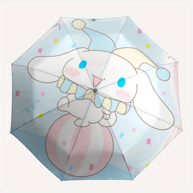 1pc Sanrio Acrobatic Cinnamoroll Pattern Automatic Opening and Closing Umbrella - Small Umbrella Suitable for Various Occasions, Portable 3-Fold Small
