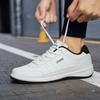 Mode Vita Herr Tennisskor Zapatos Barfota Skor Tonåringar Vita Herr Sneakers Hampa Man Sportskor Brittisk Stil Tennis Snörenför