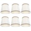 6Pcs Fabric Lampshade Modern Chandelier Table Lamp Cover for E14 Screw Home Accessory