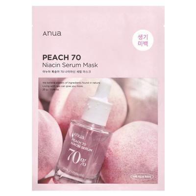 Peach 70 Niacin Serum Beauty Mask, 1 Sheet, 25G(0.88Oz)