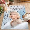 Tappeto da Pavimento Iconico Poster Marilyn Monroe Tappeto per Ufficio Perfetto per Ingresso Studio Soggiorni Camere da Letto Tappeto Antiscivolo Decorazione Ufficio Anime