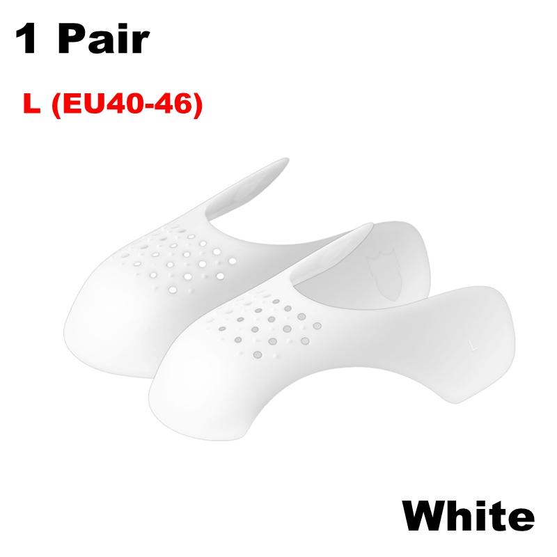 1Pair Crease Protector Shoe Anti Crease Bending Crack Toe Cap Support Shoe Stretcher Lightweight Keeping Shield Sneakers
