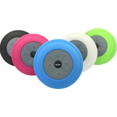Q9 Bluetooth LED Speaker: Waterproof, Suction Cup, Card Insert, Wireless Mini Speaker for Bathroom.